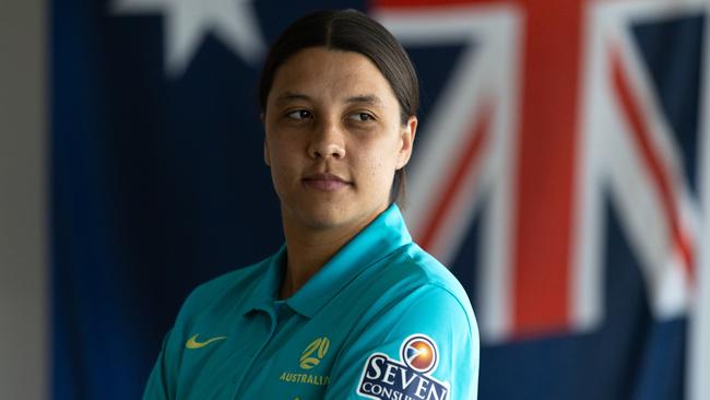 Sam Kerr will captain the Matildas. Picture: Mackenzie Sweetnam/Getty