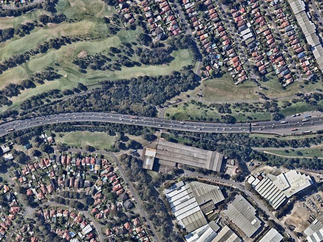 Kingsgrove. Picture: Nearmap