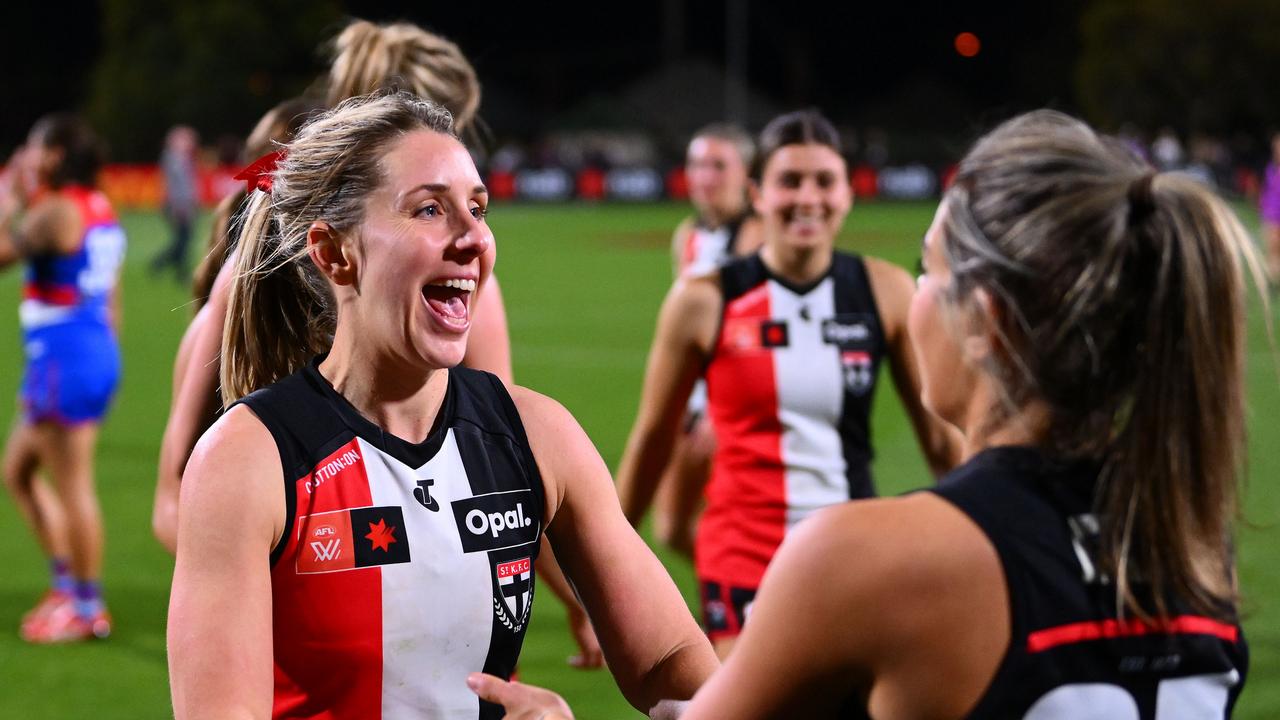 Hannah Priest starred for St Kilda. Picture: Getty Images