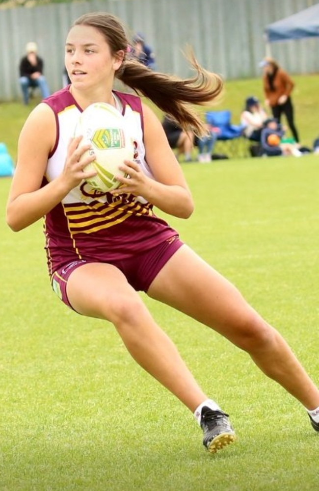 Georgia Bartlett was part of Queensland's successful under-15 team which won the national championships.