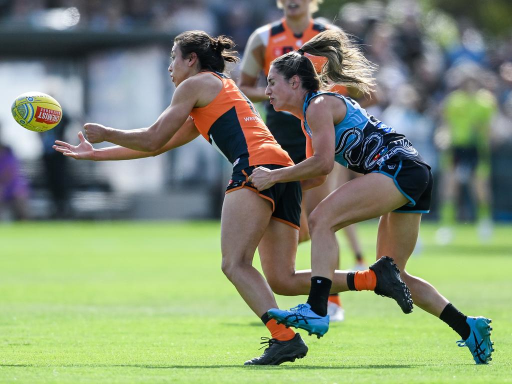 Rebecca Beeson starred for the Giants. Picture: Mark Brake/Getty Images.