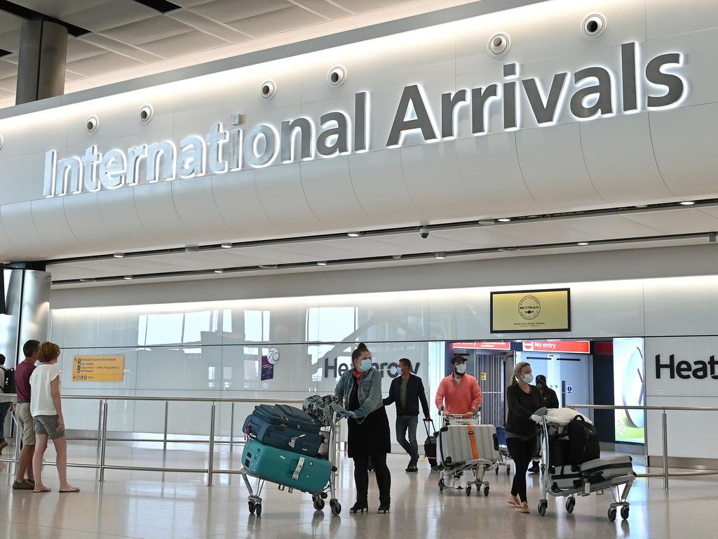 Airports may introduce check-in slots rather than people arriving at once for a single flight. Picture: Justin Tallis/AFP.