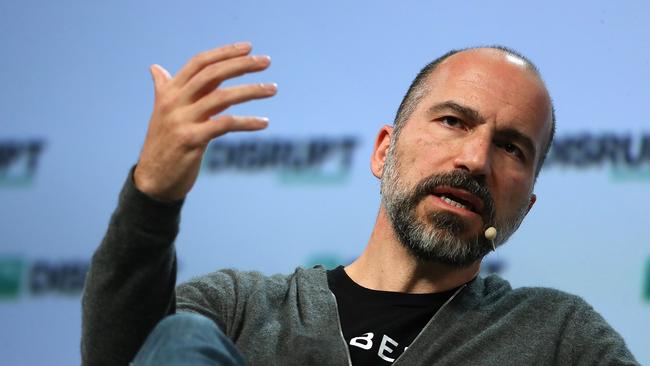 “Days like this are brutal,” said Uber CEO Dara Khosrowshahi. Picture: AFP