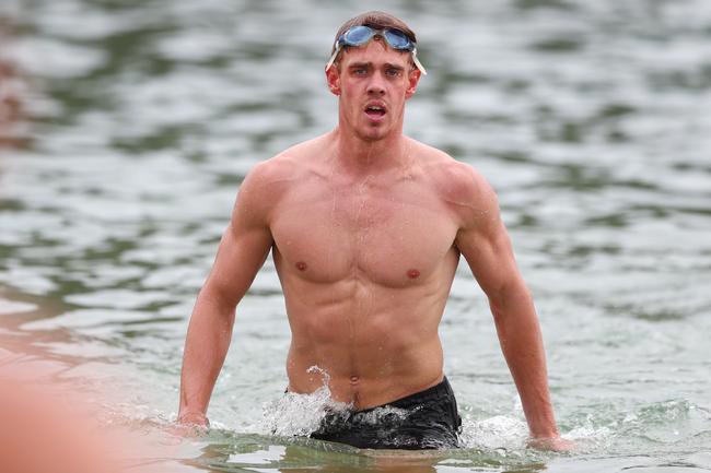 GOLD COAST, AUSTRALIA - JANUARY 23: Jez McLennan during a Gold Coast Suns AFL training session at Palm Beach Parklands on January 23, 2020 in Gold Coast, Australia. (Photo by Chris Hyde/Getty Images)