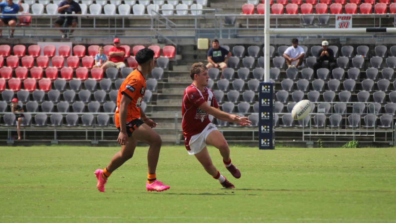 Carter Welfare. Connell Cup under-17s action between the Tigers and Dolphins. Sunday, February 11, 2024.