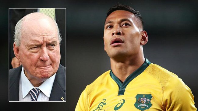 Alan Jones has defended Israel Folau.