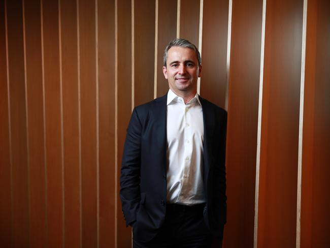 3/2/20: CEO Matt Comyn at the CBA technology launch, X15 Ventures in Sydney. John Feder/The Australian.