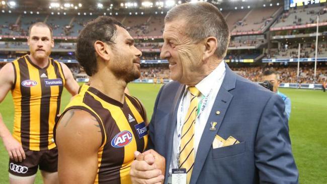 Cyril Rioli and Jeff Kennett.