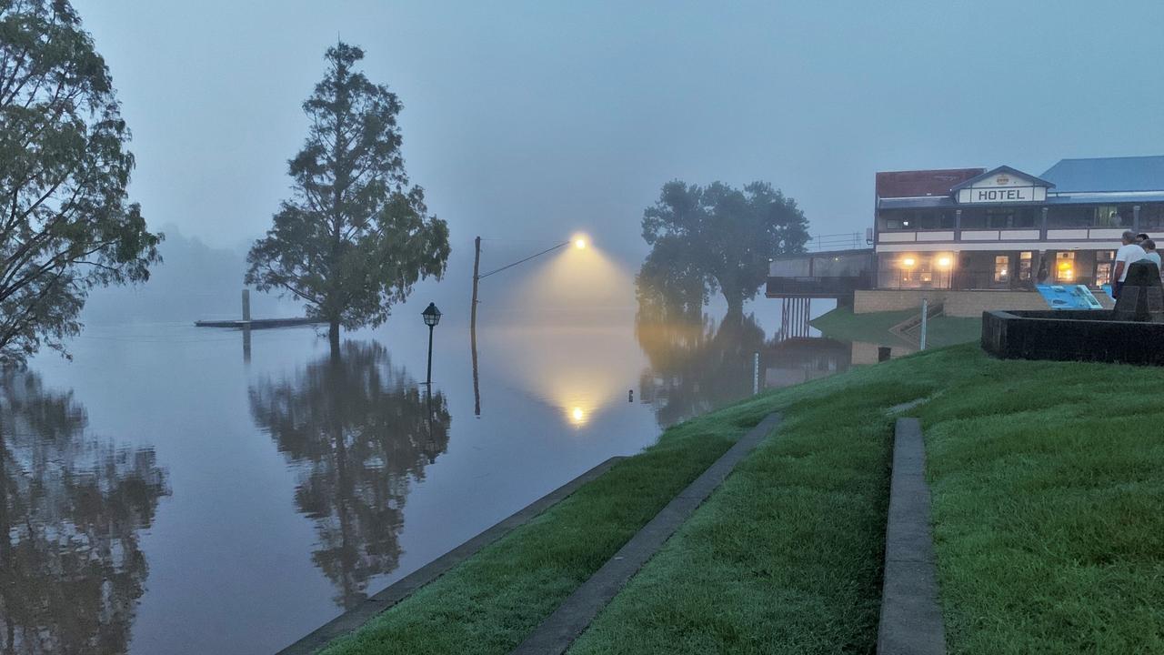 The Clarence River passed the major flood level of 5.4m and was approaching the 6m mark at Prince St, Grafton at 6.30am on Wednesday, 24th March, 2021.