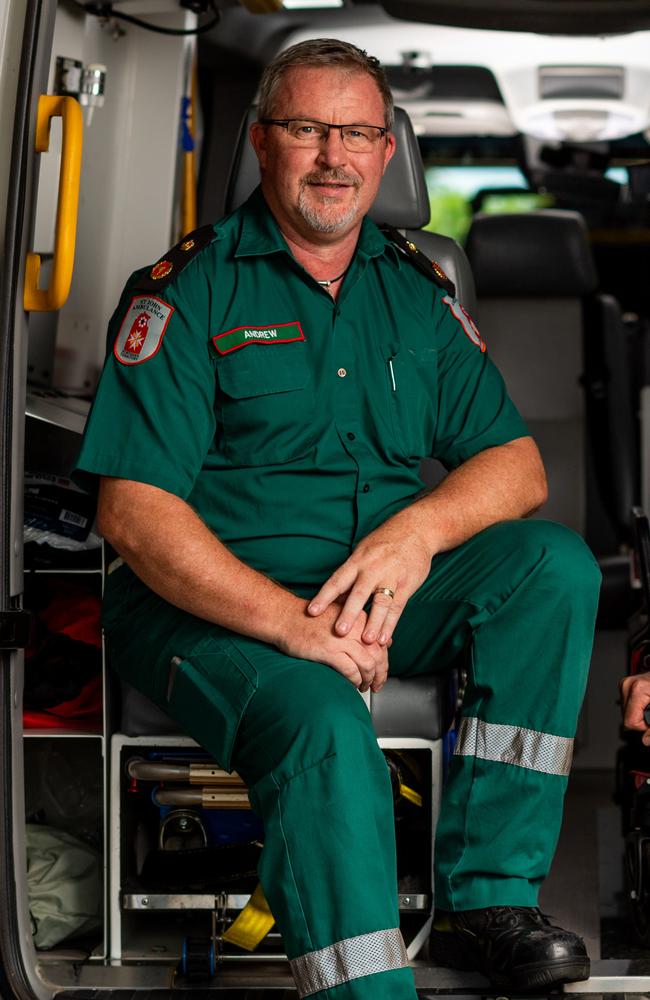 St John NT director of ambulance services Andrew Thomas. Picture: Che Chorley