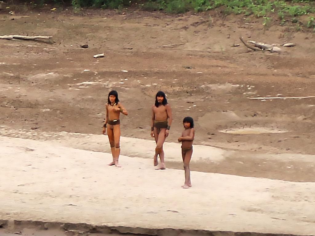 Despite the Mashco Piro tribe’s seclusion, they have had limited contact with outsiders — and much of it was violent. Picture: Survival International