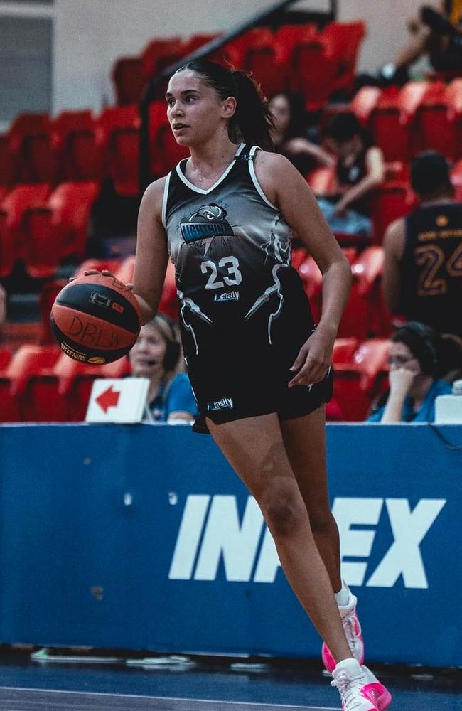 Taneesa Hampton (Lightning). Picture: Darwin Basketball Association