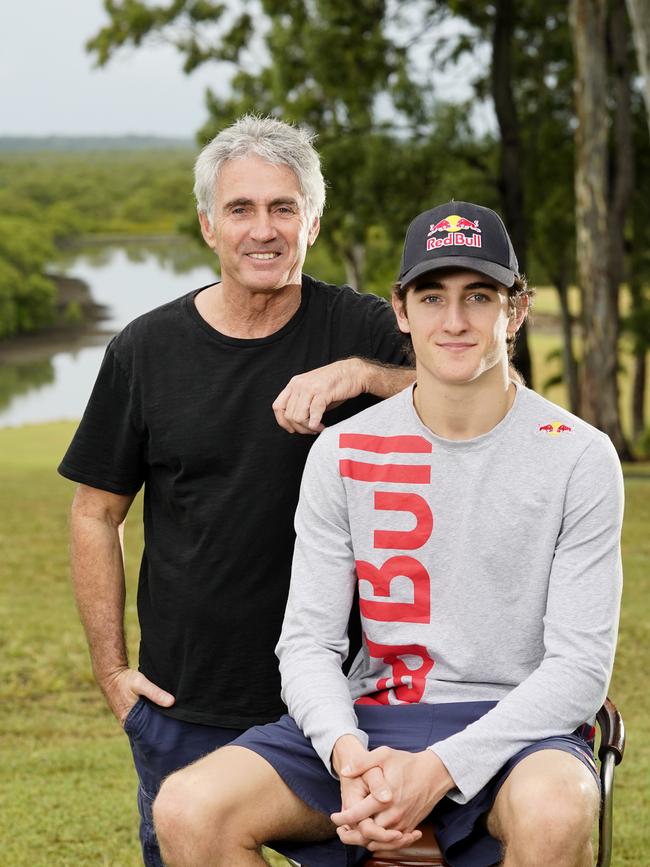 Jack Doohan with his father, legendary MotoGP champion Mick Doohan.