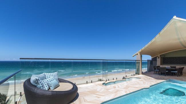 The Ocean Isles penthouse at Main Beach which sold for 5.75 million dollars.