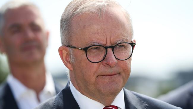 Anthony Albanese in Sydney on Tuesday. Picture: NewsWire/ Gaye Gerard