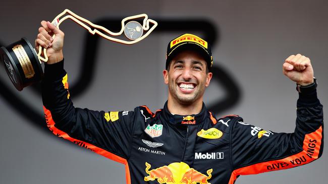 Daniel Ricciardo was a seven-time Grand Prix race winner at Red Bull. (Photo by Mark Thompson/Getty Images)