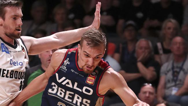 Anthony Drmic is building towards regaining full fitness after double foot surgery in the off-season. Picture: Sarah Reed.