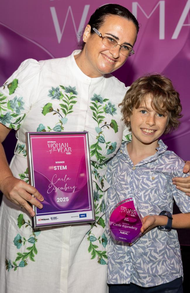 Carla Eisemberg Winner of STEM at the 2025 NT NEWS Woman of the Year. Picture: Pema Tamang Pakhrin