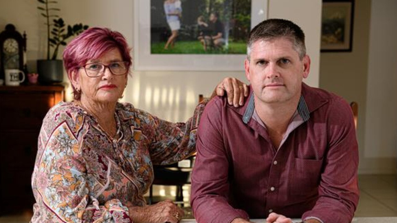 Wayne Honor's wife, Judy (left, with son Dwayne) has battled with a rare form of bowel cancer for over 30 years.