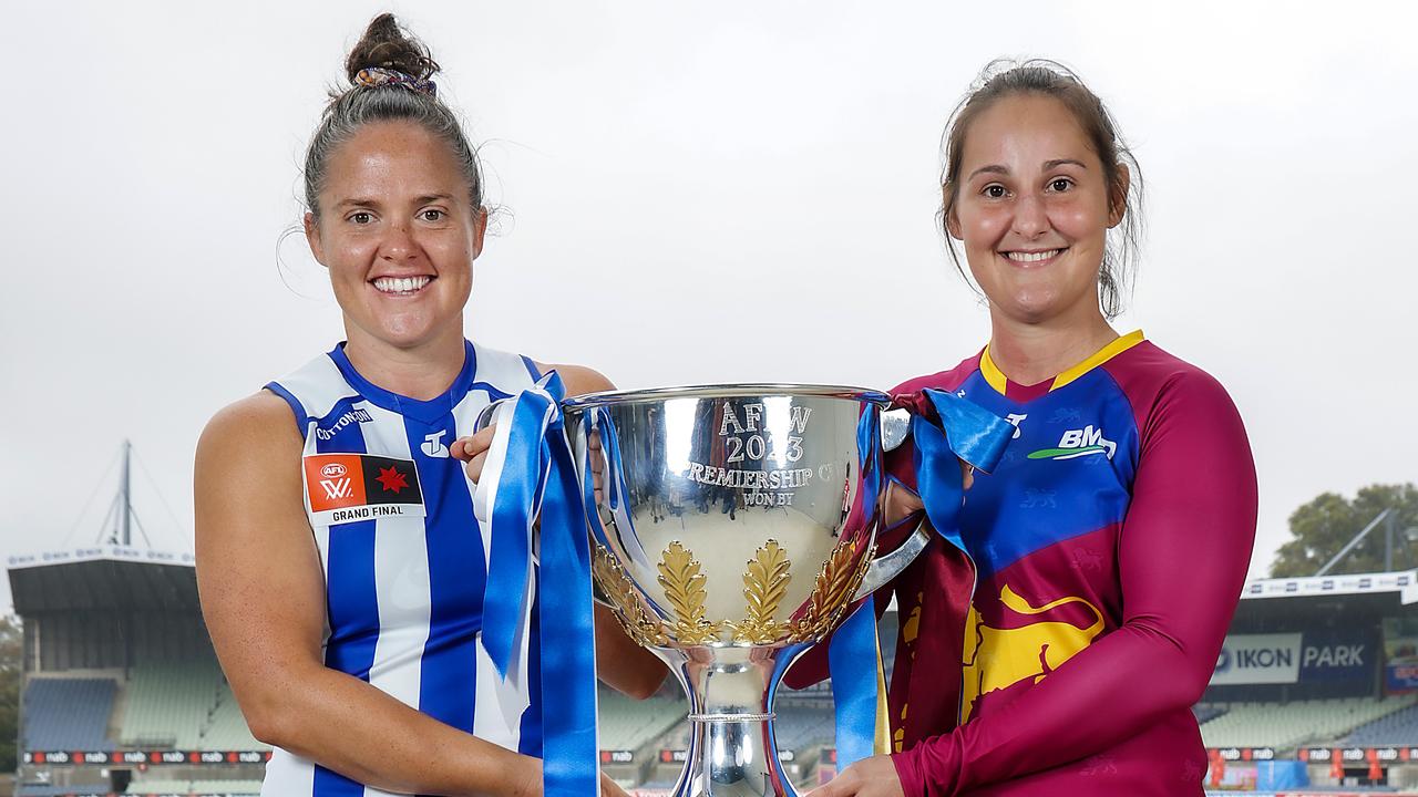 AFLW Grand Final 2023 North Melbourne v Brisbane: Kangaroos embracing ...