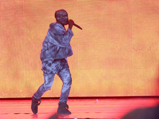 Kanye performs in London in July.