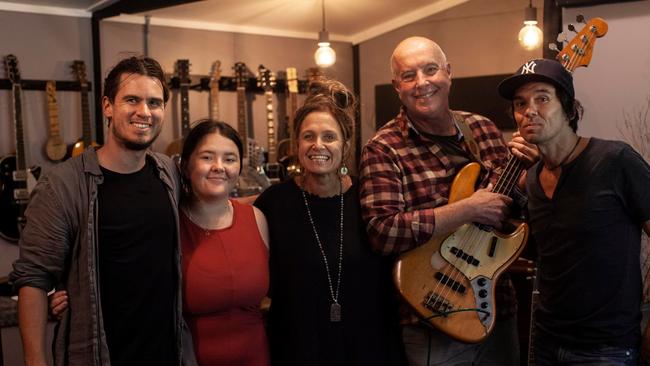 Mackay singer Zoe McLellan recording her debut EP after winning Kasey Chambers' Rabbit Hole Recording Studio songwriter contest. Picture: Contributed