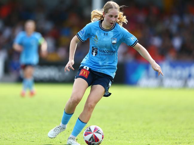 Hana Lowry of Sydney FC is in doubt for the Matildas after an injury while playing against Melbourne City. Photo: Getty Images