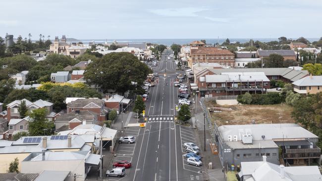 Queenscliff’s main street. Picture: Alan Barber