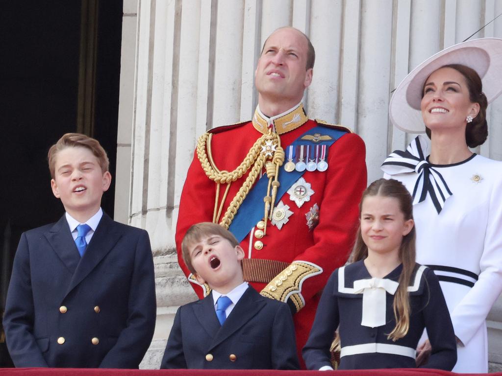 Prince Louis steals show with balcony dance at Trooping the Colour ...