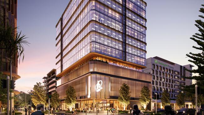 Walker Corporation has revealed its vision for its first major office building in the new Maroochydore CBD with plans to be lodged for 50 First Ave, Maroochydore.