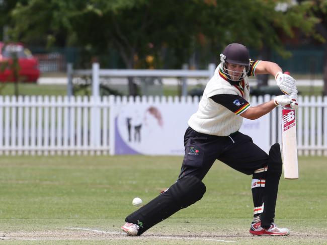 Penrith first grade cricket team play University of the NSW at Howell Oval, Penrith.Jonathon Sammit for Penrith