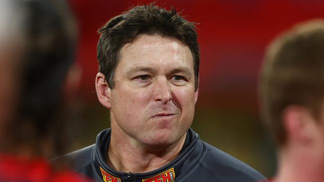 Stuart Dew has been under pressure as Suns coach. Picture: Chris Hyde/AFL Photos/via Getty Images