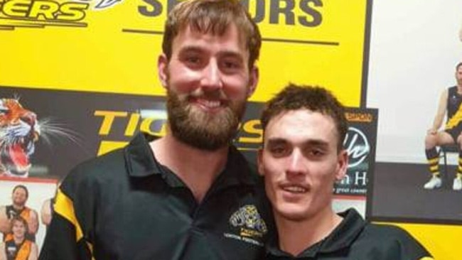 Lachlan Evans (left) remains a star for Loxton. Picture: Loxton Football Club