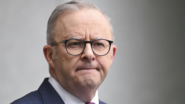 Prime Minister Anthony Albanese at Parliament House in Canberra. Picture: NewsWire / Martin Ollman