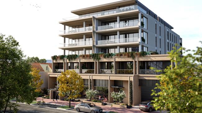 Artist's impression of the $60 million luxury apartment development at Norwood. Picture: Supplied by Sarah Constructions