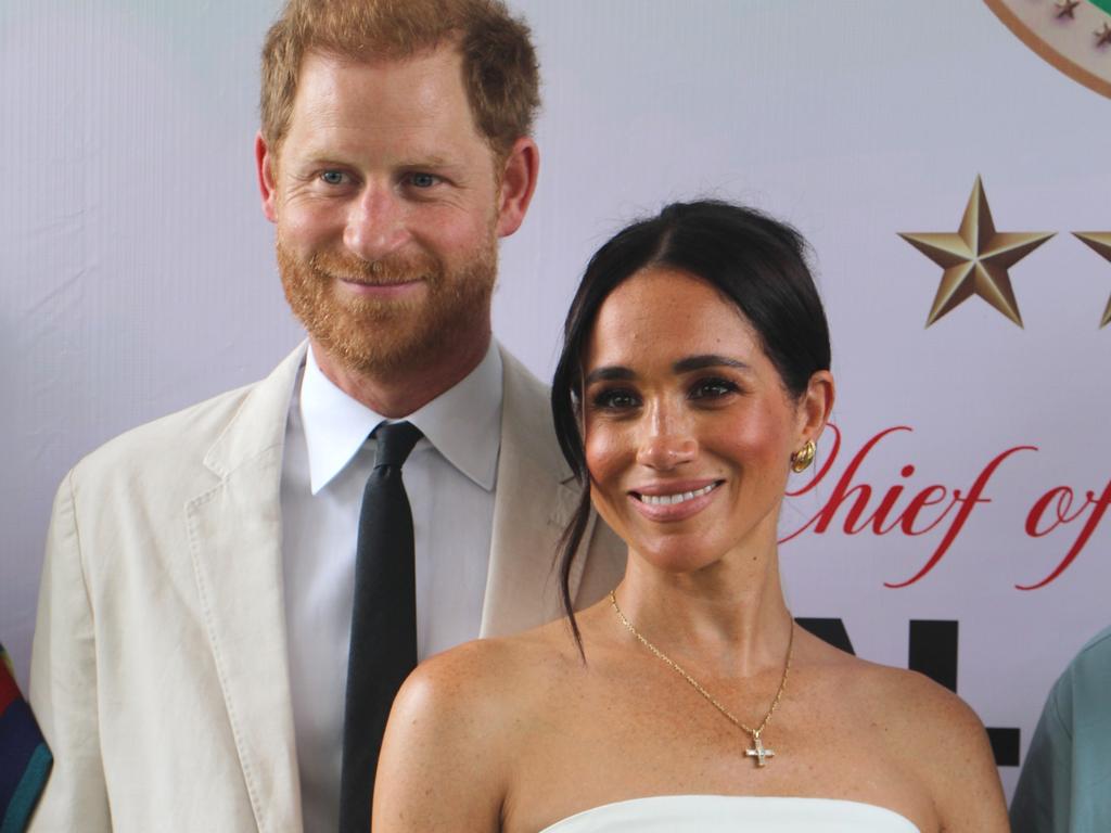 Harry and Meghan recently returned from a three-day tour of Nigeria. Picture: Emmanuel Osodi/Anadolu via Getty Images