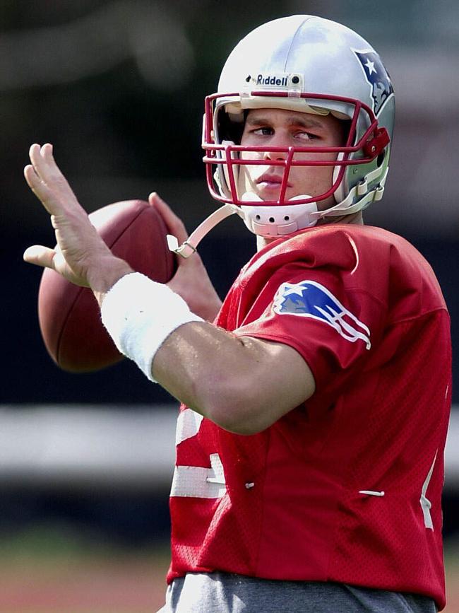 Brady back in 2002. Photo: AFP