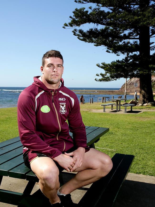 Sea Eagles forward Darcy Lussick..