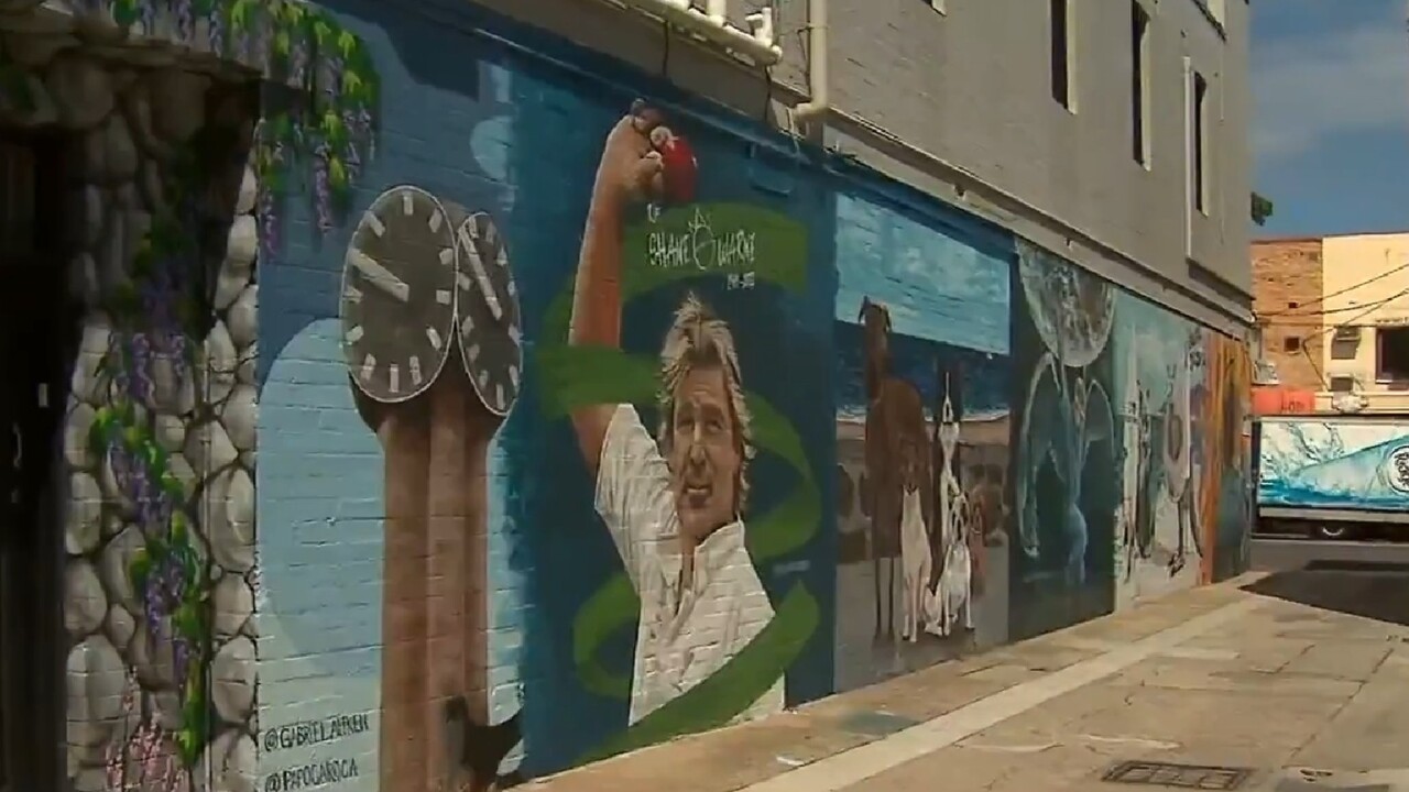 Shane Warne remembered in hometown through mural