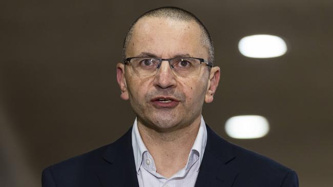 TAC chief executive officer Joe Calafiore speaks to the media during a press conference in Melbourne. Picture: NCA NewsWire / Daniel Pockett