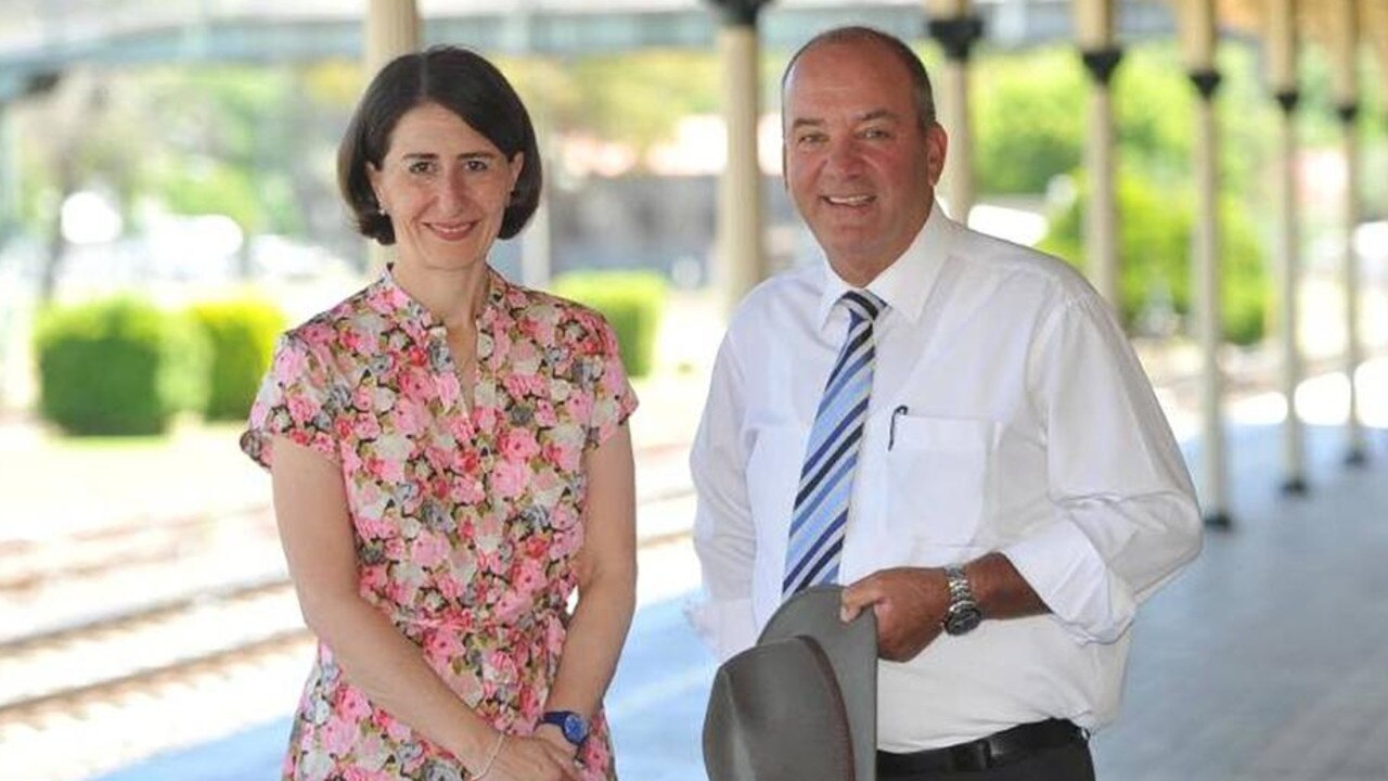 Former NSW premier Gladys Berejiklian and Mr Maguire dated for five years.