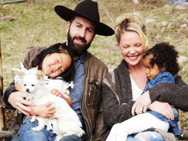 A picture Heigl recently posted to Instagram of their happy family on the ranch.