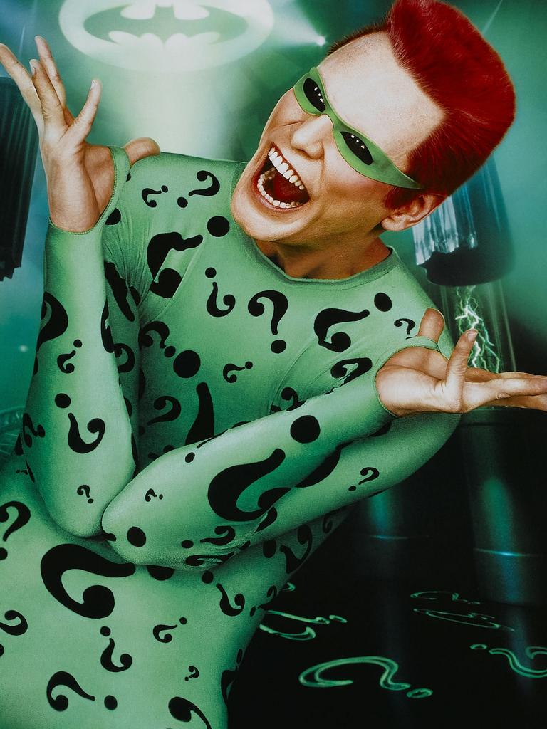 Jim Carrey’s version of The Riddler in Batman Forever.