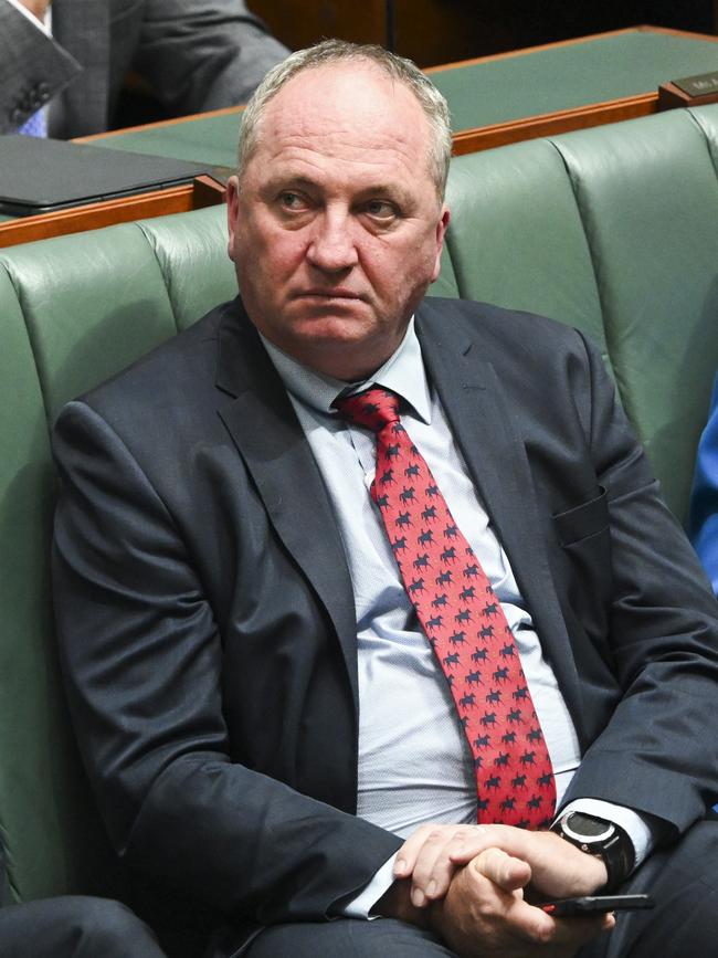 Despite claiming unions were behind Ms Palaszczuk’s shock exit, Mr Joyce still congratulated her for all her work. Picture: NCA NewsWire / Martin Ollman