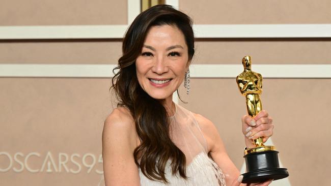 Michelle Yeoh said her Oscars win proved “dreams do come true”. Picture: AFP.