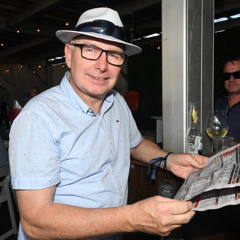 Kevin Halson enjoys the 2019 Darwin Cup. Picture: KATRINA BRIDGEFORD