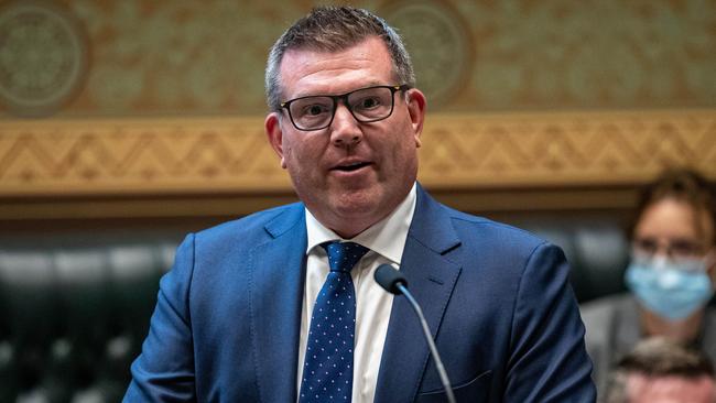 Dugald Saunders (pictured) has replaced Paul Toole as leader of the NSW Nationals. Picture: NCA NewsWire/ Christian Gilles.