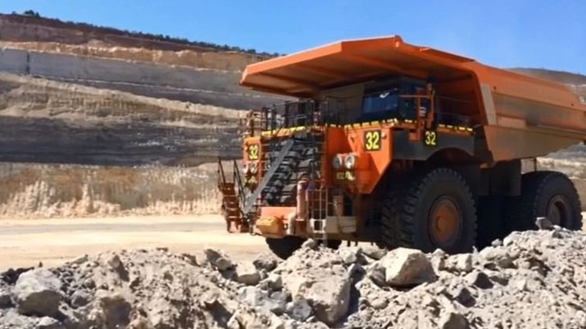 A dump truck pulls in to be loaded up at Meandu Mine.Photo Tessa Mapstone / South Burnett Times