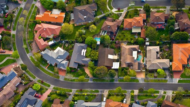 Melbourne houses stock image – for Herald Sun real estate