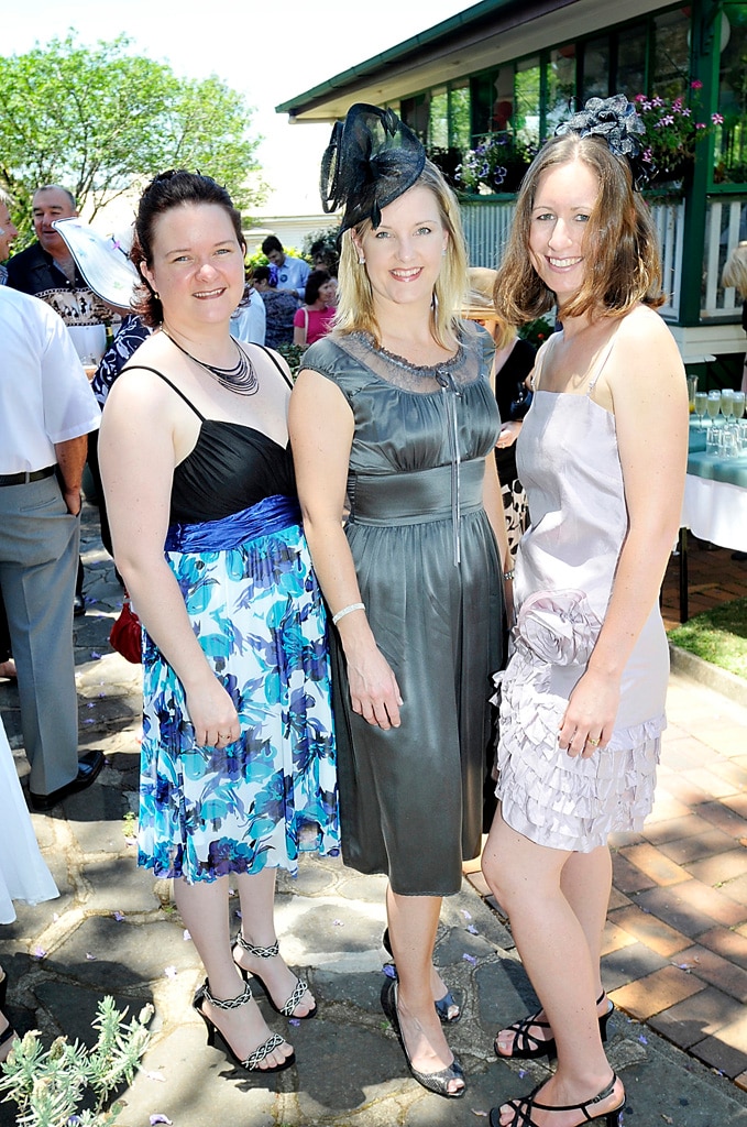 Cherie Lappalainen, Lewina Stewart, Liz Kirby. Picture: Dave Noonan